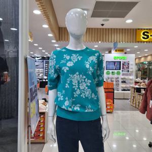 [피에이티]면혼방 플라워자카드 스웨터  1M23331-1_US