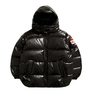 지프 키즈 후드 다운 숏패딩 KK0JPU494BK