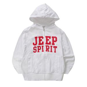 지프 키즈 캥거루 포켓 후드 집업 자켓 KK0TZU060WH