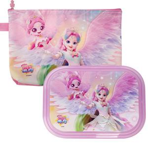 [오키즈]캐치티니핑 식판도시락-오로라핑 가방세트 YP5533 (S0375)