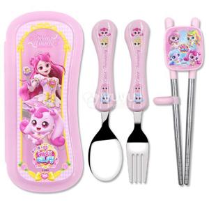 [오키즈]캐치티니핑6 수저포크케이스세트-하츄핑 풀커버 교정용 YP5619 (T0006)