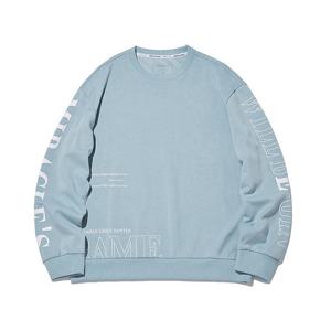 [인터크루]남성 소매아트웍맨투맨 ITW3TM02ADM (딥민트)