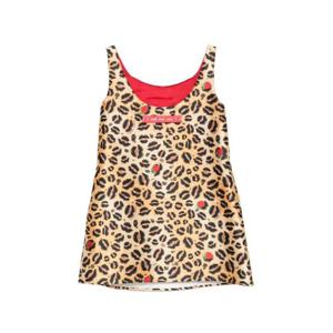 알레산드로 엔리케즈 미디 원피스 D111DU ANIMAL Brown