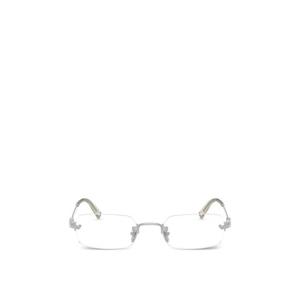 미우미우 무테 기하학 프레임 안경 0MU50YV