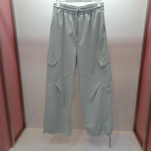 Latium HC06 국내생산 통와이드 카고 건빵 밴딩 바지 T2613pt06LB1