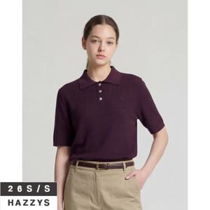 헤지스여성 HSSW6B404 강연 티카라 반팔 풀오버