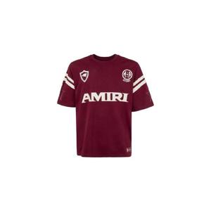 아미리 로고 스트라이프 디테일 크루넥 티셔츠 AMTOJR1033 584AGEDPORT TP976486415