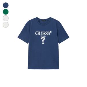 [게스]남여공용 발포 무테 삼각 반팔 티셔츠 MQ2K8435