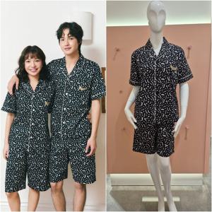 [솔브] 면100 테라조 나염 여성 파자마 잠옷 SPA2608W