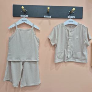 [아가방]이지포켓반팔가디건8부3세트 01T353201_CJ