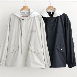 [강물처럼]빅사이즈아우터 T970L603 별별오버스냅후디사파리 BN