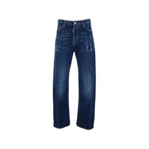 디스퀘어드2 스트레이트 팬츠 S74LB1926S30872 470 NAVY BLUE