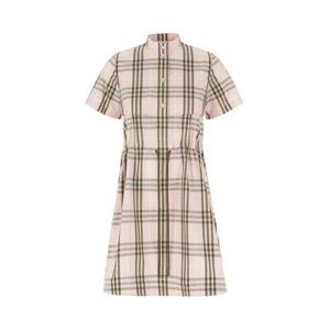 버버리 숏 원피스 8126353 A5961 MALLOW PINK IP CHECK