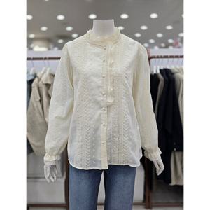 [ab.f.z]진주단추 레이스 프릴 블라우스 ( SJAFA2HB-311 )_DJ