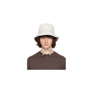 26 SS 릭오웬스 남성 오프 화이트 템플 길리건 버킷햇 261126M140001