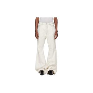 26 SS 릭오웬스 남성 오프 화이트 템플 볼란 부츠컷 데님 진 261126M186016