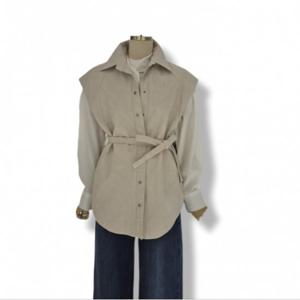 [파프리카]루즈핏 레더 베스트 JL2OV401