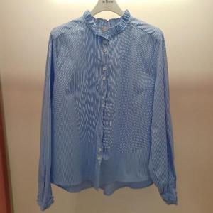 Latium HC06 봄느낌 언발 셔링넥 파도 남방 셔츠블라우스 T2613bl19B