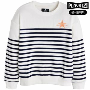 [플레이키즈프로]컨버스 키즈 스스트라이프 맨투맨 E234SW357P