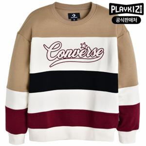 [플레이키즈프로]컨버스 키즈 블럭 맨투맨 E234SW366P