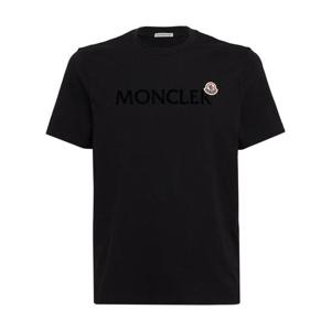 몽클레어 Flocked logo cotton t shirt 83I-3EU112