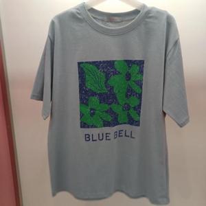 Latium HC06 국내생산 면100 블루벨 라운드 반팔 면티 T2623ts01G