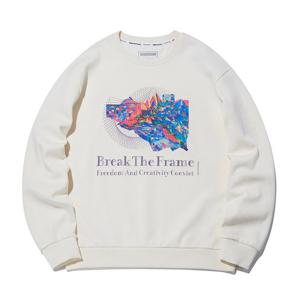 남성 디지털프린트맨투맨 ITW1TM06AIV (아이보리)