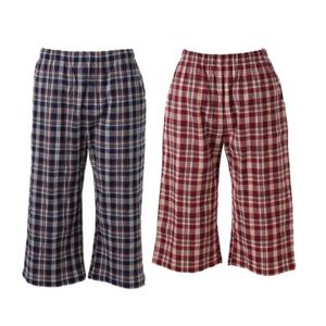 [비너스]면폴리 선염체크 커플 반바지[VEPS02WMP]