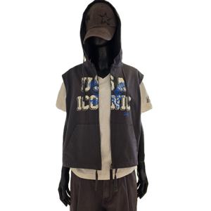 [지프](여전용)빈티지 프린트 워싱 나시 집업(JR2TZF621)