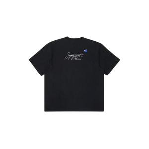 Ader Error아더에러 시그니피컨트 한정 티셔츠 02 블랙 BO42FYTS0108BK