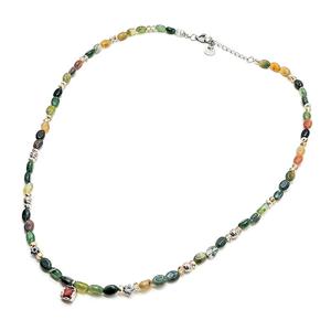 그레이스켈리 타원 인도마노 목걸이 NK1205