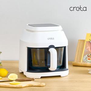 [CRETA] 크레타 5L 대용량 글래스 에어프라이어 CRAF-5000W