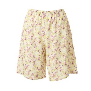 비너스  여성 모달 직조 꽃나염 레이스 데이웨어 슬립웨어 5부 하의 VHS5026