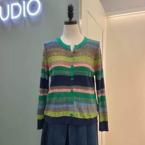 [수스]무지개긴팔가디건 S262BKT451/그린,라이트블루_YS