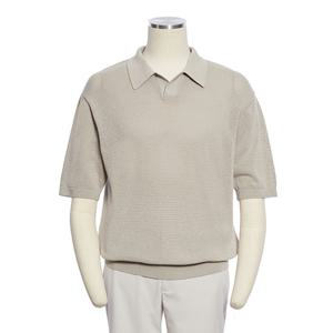 [레노마캐주얼]26 SS시즌 남성 코튼100 카라 반팔 티셔츠 베이직 데일리룩(진베이지) RQFMKT73B