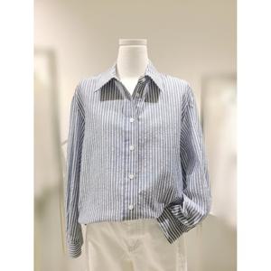 [비지트인뉴욕]스트라이프 카라 셔츠 VC4LS91