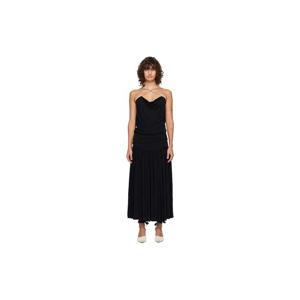 26 SS 쟈크뮈스 여성 블랙 더 아비하 맥시 드레스 261553F055003