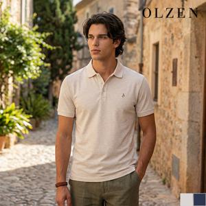 [올젠] 시그니처 카라 티셔츠 (ZPE2TT1802)