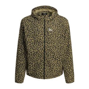 스투시 레오파드 로고 후드 윈드브레이커 115900 2773 CHEETAH