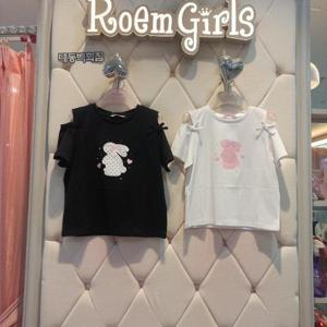 로엠걸즈 DP01 아스킨  어깨트임  반팔티 RGRA2644C