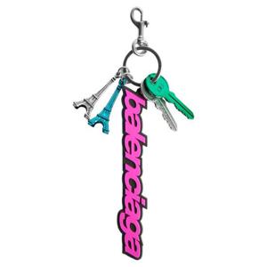 발렌시아가 키링 866910 2ACGZ 5564 PINK BLACK