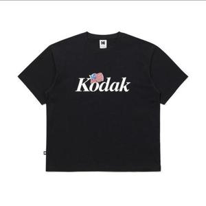 [코닥]코닥어패럴 골드모먼트 로고 반팔 티셔츠  BLACK  K6223LR