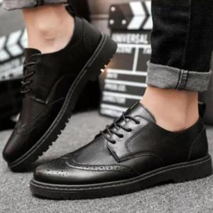 [다잇템]남성 베이직 일상용 윙팁 사이즈 대형 로퍼 (46648877)