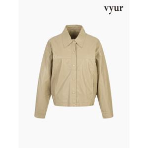 [뷰어][vyur] 미니멀 에코 가죽 자켓 (ZSLTO302)