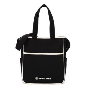 [팬암]레플리카 캔버스 토트백 L (PQEBTB08670BK-W)
