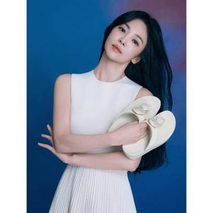 [FITFLOP][삼성물산공식] 여성 루루 마블로 스톤 토포스트 샌들  파리스 베이지 (FT64K2T34A)