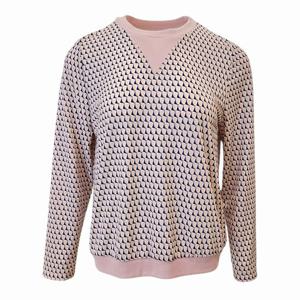 [벨리시앙]기하학패턴  라운드넥블라우스 BL6130