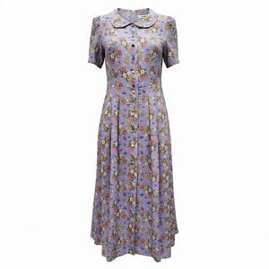 [비꼴리끄(여성)]린넨 라운드카라 원피스 B252WO6050