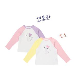 [프렌치캣(백)]연보라-핑크배색 나글랑 TS 택1(Q41DKT300-310)