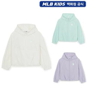 [MLB키즈]걸즈 애슬레저 크롭 바람막이 7FWJA0263